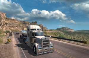 American Truck Simulator Nevada a New Mexico