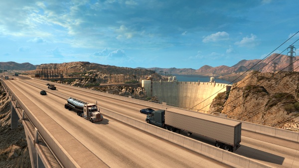 American Truck Simulator Nevada a New Mexico